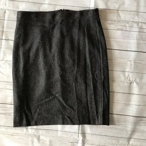 Loft Gray Pencil skirt